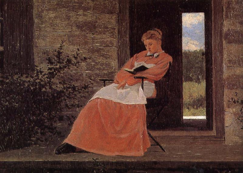 Winslow Homer Girls in reading Spain oil painting art